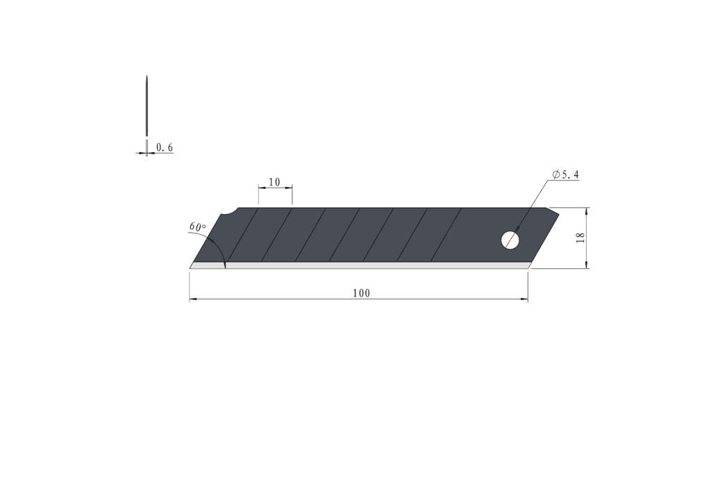 UTILITY KNIFE BLADE NX-A02