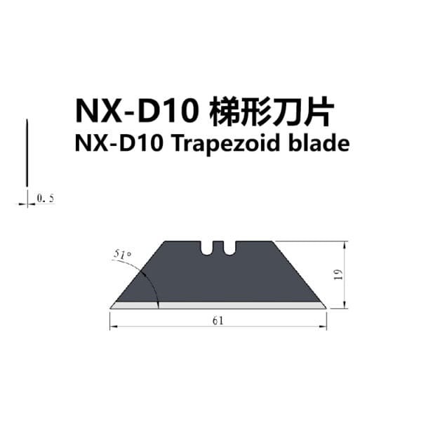 NX-D10 Trapezoid blade