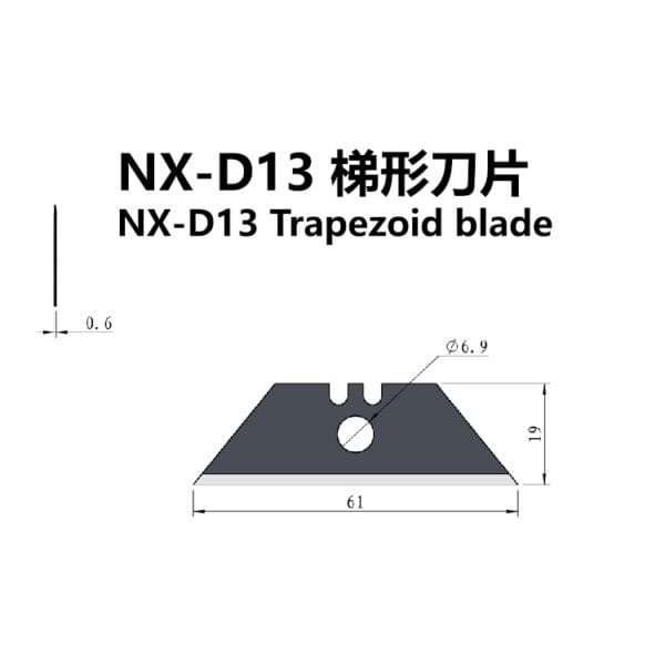 NX-D13 Trapezoid blade