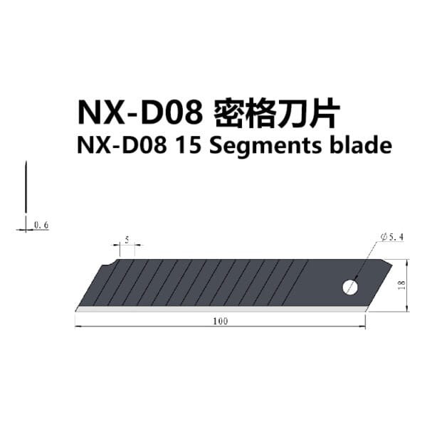 NX-D08 15 Segments blade