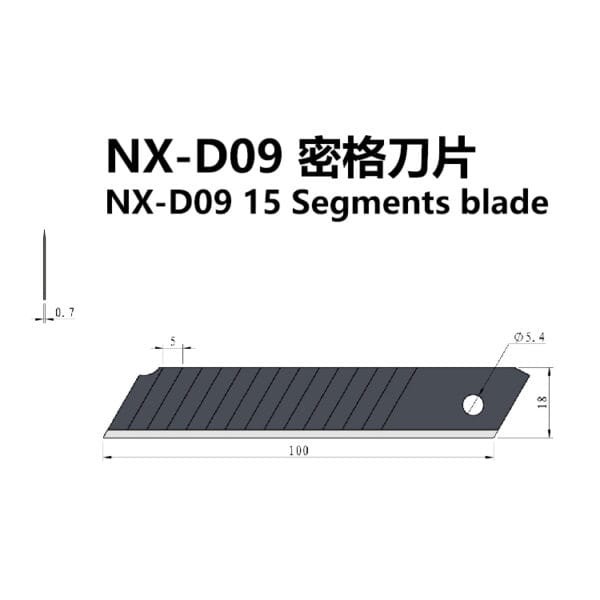 NX-D09 15 Segments blade